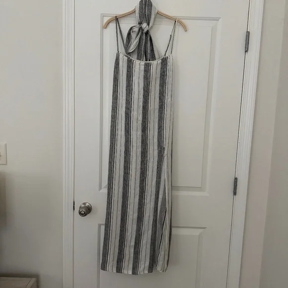 Reformation striped pineapple dress ASO Meghan Markle - Picture 4 of 10